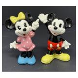 Ceramic Mickey & Minnie Figurines