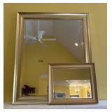 Gold Tone Mirrors
