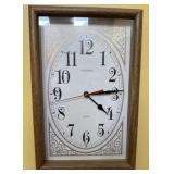 Verichron Wood Framed Wall Clock