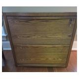Z-lineTwo Drawer Oak Lateral