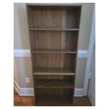 Bookcase Oak Finish Particle Board