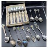 Pastry Forks and Souvenir Spoons