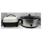 Crock Pot and Electric Fry Pan