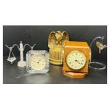 Wooden Weather Desk Clock and More