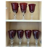 Ruby Red Goblets