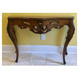 Carved  Entry Table