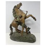 Metal "Marly Horse" Sculpture