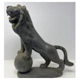 Standing Lion Statue