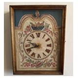 Vintage Sampler Wall Clock
