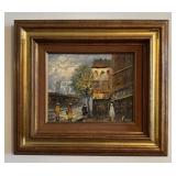 Original Acrylic of Parisian Street Scene