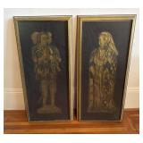 Brass Rubbings of Historical Figures