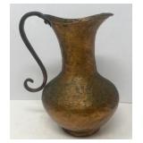 Vintage Imported Metal Pitcher