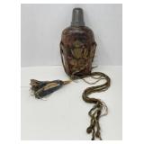 Leather Wrapped Regimental Flask