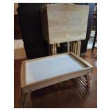 Set of Serving Trays and Bed Table Tray