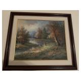 Framed Landscape Scene