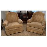 Upholstered Swivel Chairs