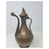 Antique Middle Eastern Copper Water Vessel Jug B