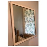 Vintage Wood Framed Mirror