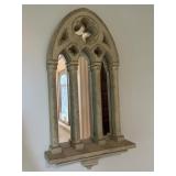 Gothic Style Arched Wall Mirror