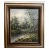 Morky Landscape Oil on Canvas