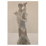 Lladro Vintage Porcelain Figurine of Young Man