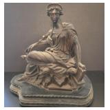 Greek Woman Plaster Statue Replica