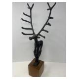 Metal Stag Sculpture