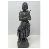 Joan of Arc Metal Statue