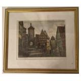 "Rothenburg Gate" Signed Print