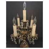 Candelabra with Brass Base