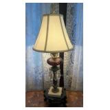 Marble Pedestal Table Lamp