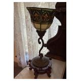 Tiffany Style Lamp from Recycled Parts