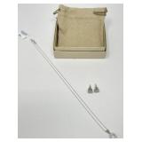 Bella Luce Rhodium over Sterling Set