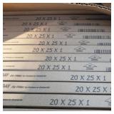 Box of  HVAC filters