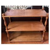 Three Tier Solid Wood Shelf