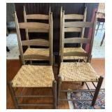 Antique Shaker Style Ladder Back Chair