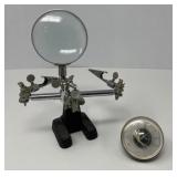 "Helping Hand" Magnifier and Desk Thermometer