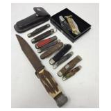 Collection of Various Pocketknives and More