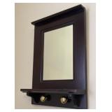 Entryway Mirror with Shelf
