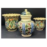 Hand Painted Ceramic Vases