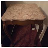 Marble Top Lamp Table
