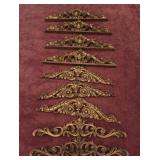 Decorative Appliqué Furniture Pediments A