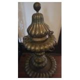 Antique Large Turkish Brass Brazier