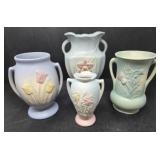 Four Hull Vases