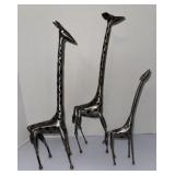 Metal Giraffes