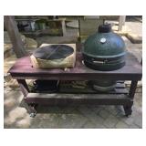 Big Green Egg Kamato Grill Rolling Cart and More