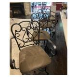 Metal Framed Counter Stools