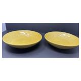 Maioliche Jessica Ceramic Yellow Serving Bowls