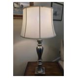 Silver Finish Base Lamp