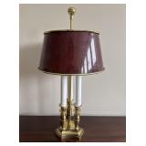 Vintage French Style Brass Bouillotte Table Lamp